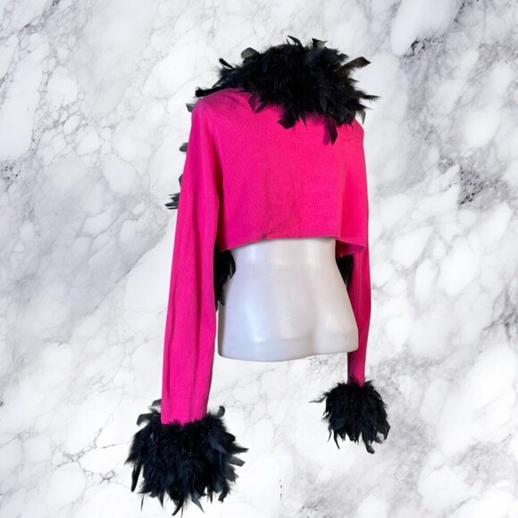 VTG Absolutely Creative Cotton Feather Cardigan - Picture 5 of 11